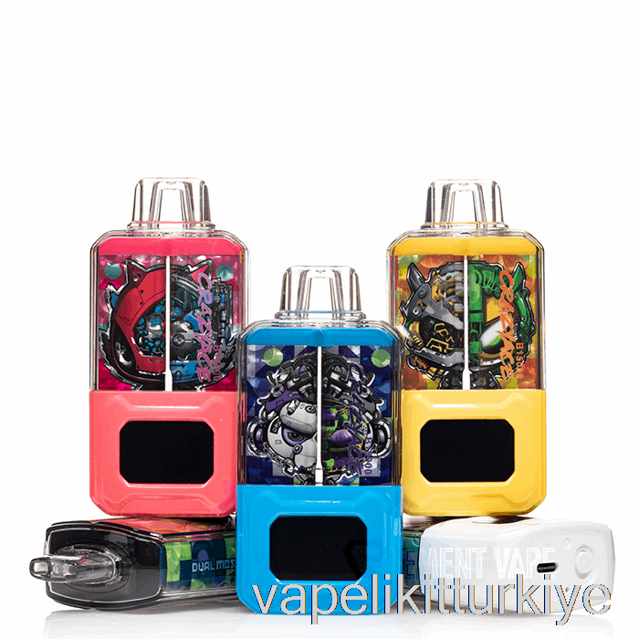 Vape Elektronik Sigara çılgınace B15000 Tek Kullanımlık çilekli Buz